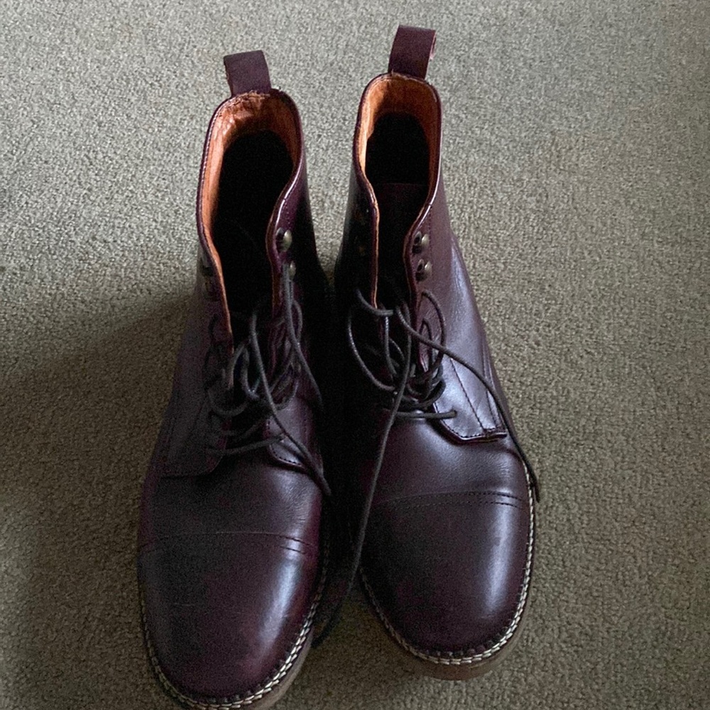 Burgundy H&M Boots